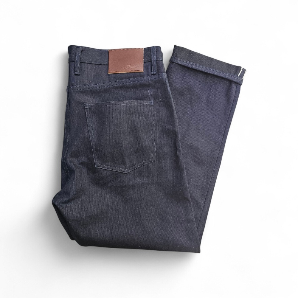 3sixteen NT-120x Narrow Tapered Indigo Black Raw Selvedge Denim Pants Mens 38